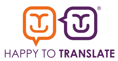 Happy to translate logo